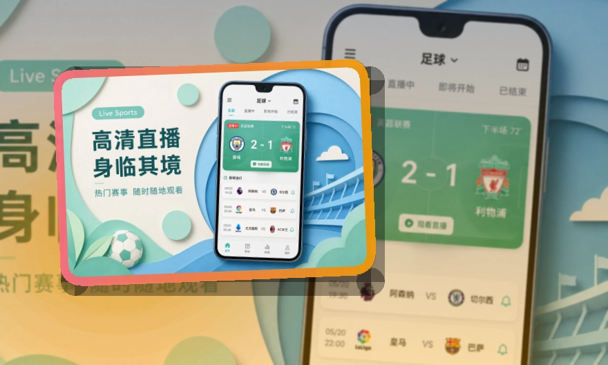 华体会 App看赛能力补充 页面展示